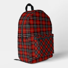Scottish Tartan Kariert Bedruckter Rucksack