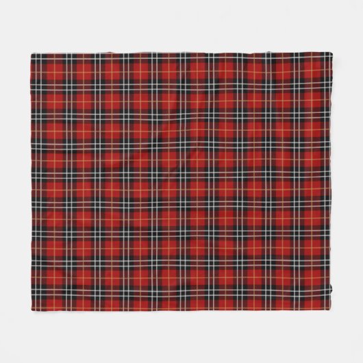 Scottish Tartan Kariert Fleecedecke (Vorderseite (Horizontal))