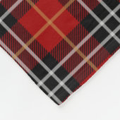 Scottish Tartan Kariert Fleecedecke (Ecke)