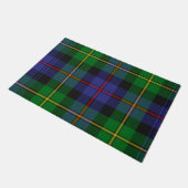 Scottish Tartan Kariert Fußmatte (Schrägansicht)