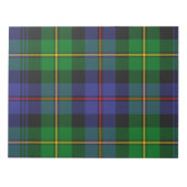 Scottish Tartan Kariert Notizblock (Vorderseite)