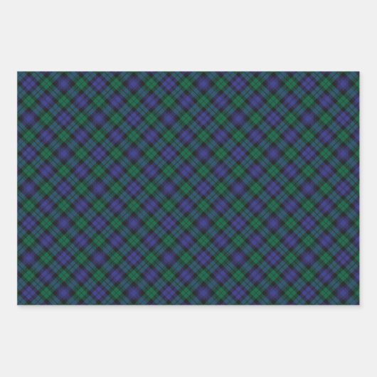 Scottish Tartan Kariert Patterns Geschenkpapier Set (Vorderseite 3)