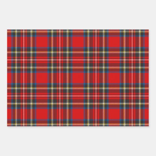 Scottish Tartan Kariert Patterns Geschenkpapier Set (Vorderseite 2)