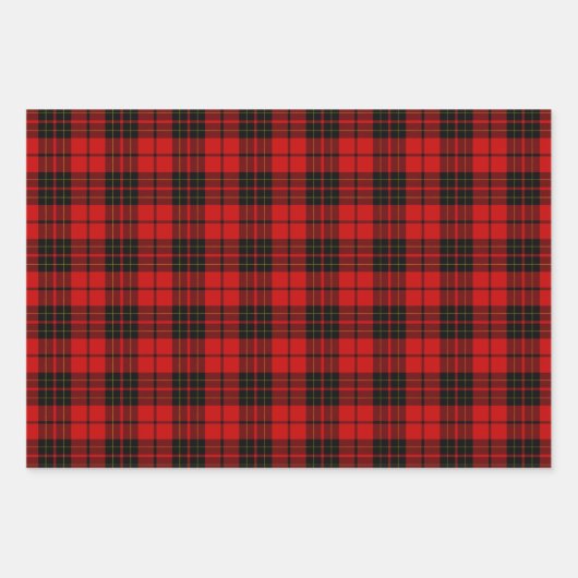 Scottish Tartan Kariert Patterns Geschenkpapier Set (Vorderseite)