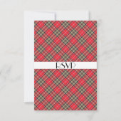 Scottish Tartan Kariert Theme Celebration Party UA Einladung (Vorderseite)