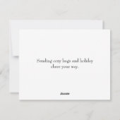 Scottish Tartan Muster Weihnachten individuell anp (Rückseite)