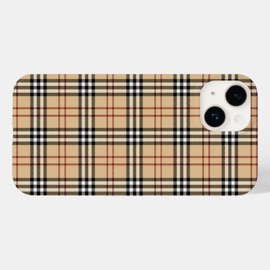 Scottish Tartan Pattern Case-Mate iPhone Hülle (Rückseite (Horizontal))