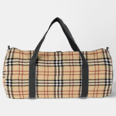 Scottish Tartan Pattern Duffle Bag (Vorderseite)