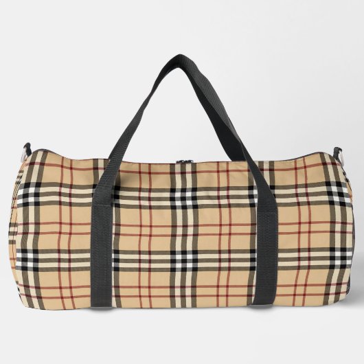 Scottish Tartan Pattern Duffle Bag (Vorderseite)