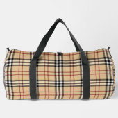 Scottish Tartan Pattern Duffle Bag (Rückseite)