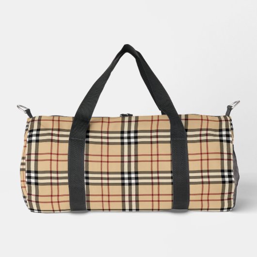 Scottish Tartan Pattern Duffle Bag (Vorderseite)
