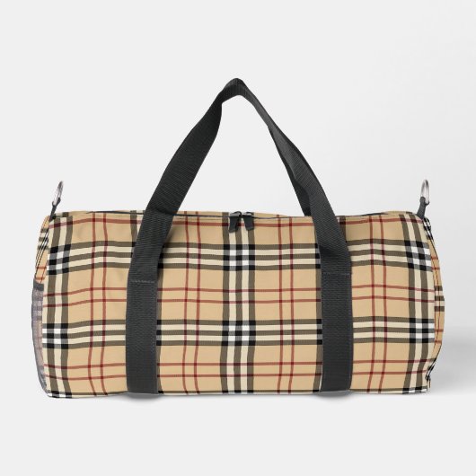 Scottish Tartan Pattern Duffle Bag (Rückseite)