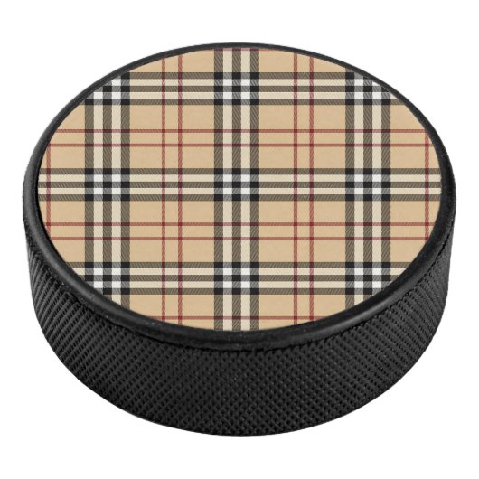Scottish Tartan Pattern     Eishockey Puck (3/4)