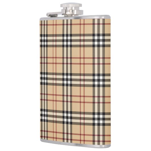 Scottish Tartan Pattern     Flachmann (Links)