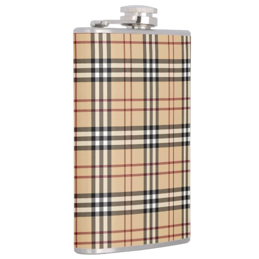 Scottish Tartan Pattern     Flachmann (Rechts)