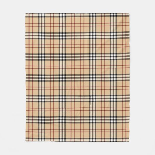 Scottish Tartan Pattern Fleecedecke (Vorderseite)