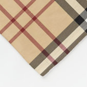 Scottish Tartan Pattern Fleecedecke (Ecke)