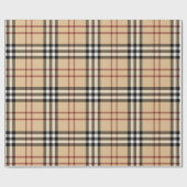 Scottish Tartan Pattern Geschenkpapier (Flach)