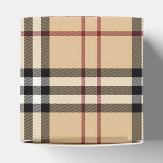 Scottish Tartan Pattern     Geschenkschachtel (Oben)