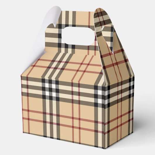 Scottish Tartan Pattern     Geschenkschachtel (Rückseite)