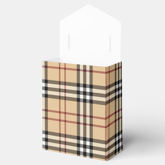 Scottish Tartan Pattern Geschenkschachtel (Geöffnet)