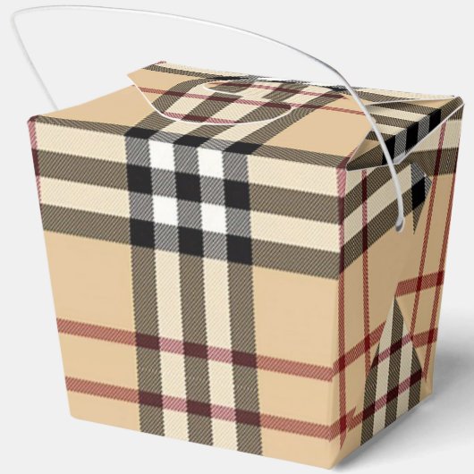 Scottish Tartan Pattern     Geschenkschachtel (Rückseite)