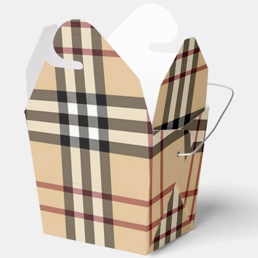 Scottish Tartan Pattern Geschenkschachtel (Offen)