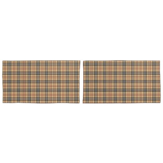 Scottish Tartan Pattern Kissenbezug (Vorderseite-Set)
