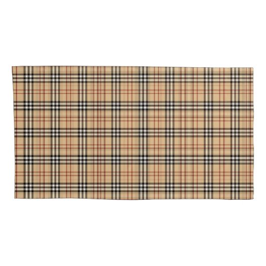 Scottish Tartan Pattern Kissenbezug (Rückseite-Rechts)