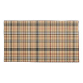 Scottish Tartan Pattern Kissenbezug (Rückseite-Links)