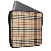 Scottish Tartan Pattern Laptopschutzhülle (Vorne Rechts)