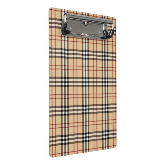 Scottish Tartan Pattern     Mini Klemmbrett (Schrägansicht)