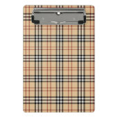 Scottish Tartan Pattern     Mini Klemmbrett (Vorderseite)