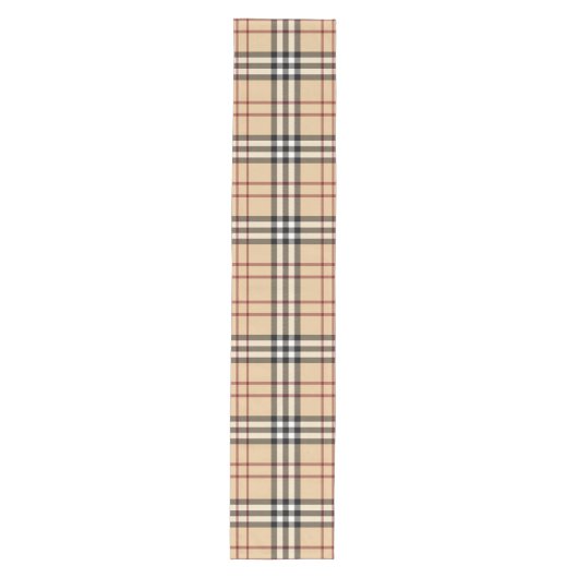 Scottish Tartan Pattern Mittelgroßer Tischläufer (Vorderseite)