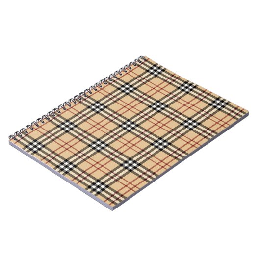 Scottish Tartan Pattern Notizblock (Linke Seite)