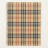 Scottish Tartan Pattern Planer (Vorderseite)