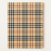 Scottish Tartan Pattern Planer (Rückseite)