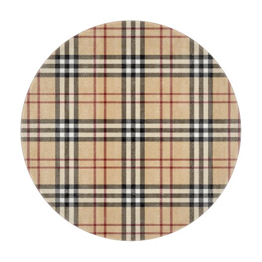 Scottish Tartan Pattern     Schneidebrett (Vorderseite)