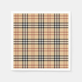 Scottish Tartan Pattern Serviette