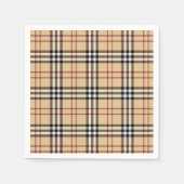 Scottish Tartan Pattern Serviette (Vorderseite)