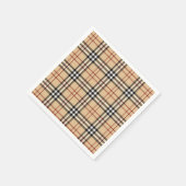 Scottish Tartan Pattern Serviette (Ecke)