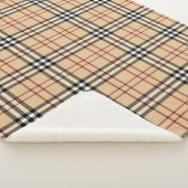 Scottish Tartan Pattern Sherpadecke (3/4)