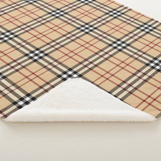 Scottish Tartan Pattern Sherpadecke (3/4)