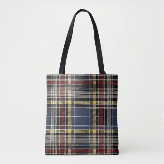Scottish Tartan Pattern Tasche (Vorderseite)
