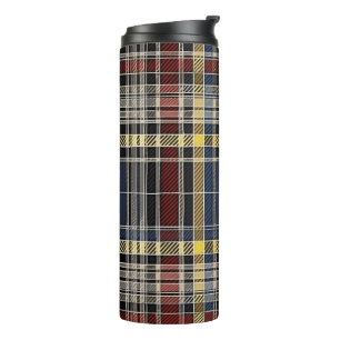 Scottish Tartan Pattern Thermosbecher