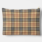 Scottish Tartan Pattern Zubehörtasche (Rückseite)