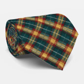 Scottish Tartan Plaid Custom Necktie Krawatte (Gerollt)