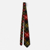 Scottish Tartan Plaid Custom Necktie Krawatte (Rückseite)
