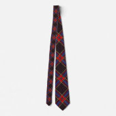 Scottish Tartan Plaid Custom Necktie Krawatte (Rückseite)