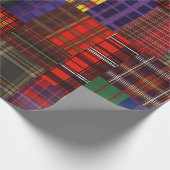 Scottish Tartan Swatch Geschenkpapier (Ecke)